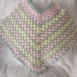 Crochet poncho